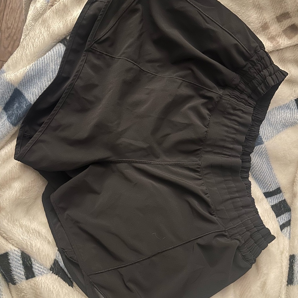 lululemon athletica black athletic shorts